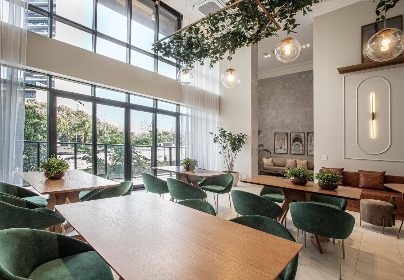 Apartamento moderno para temporada em São Paulo, ideal para nômadas digitais na Vila Olímpia