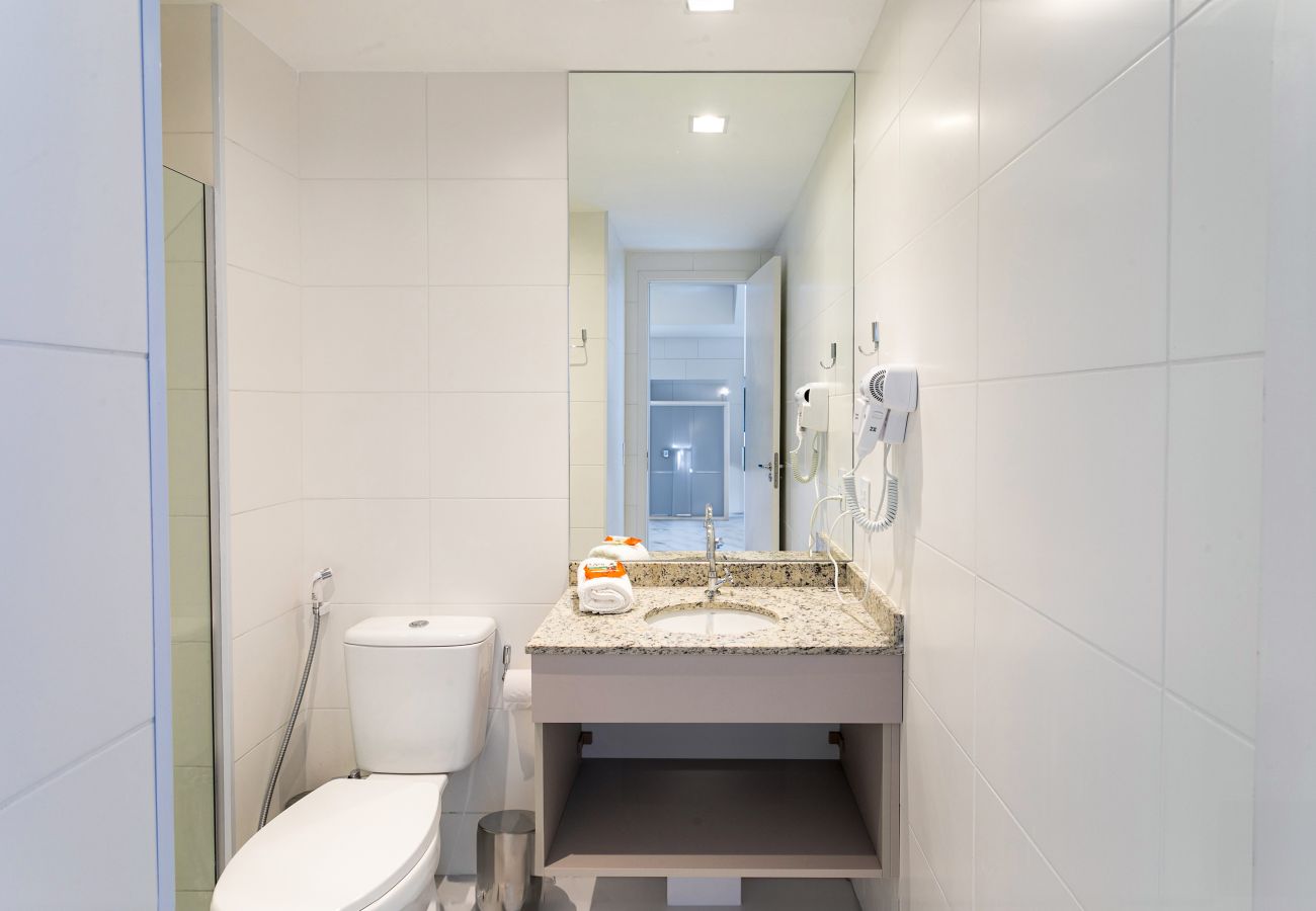 Flat corporativo Feel Sampa na Vila Olímpia com excelente localização