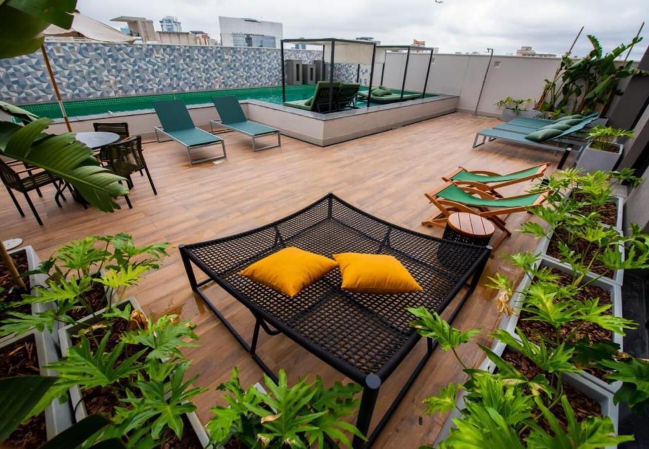Modern apartment for vacation rental in São Paulo