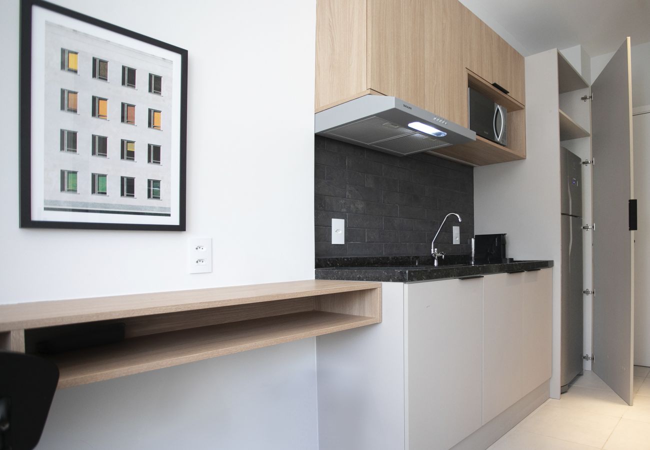 Viaja a São Paulo y alójate en este apartamento paulista.