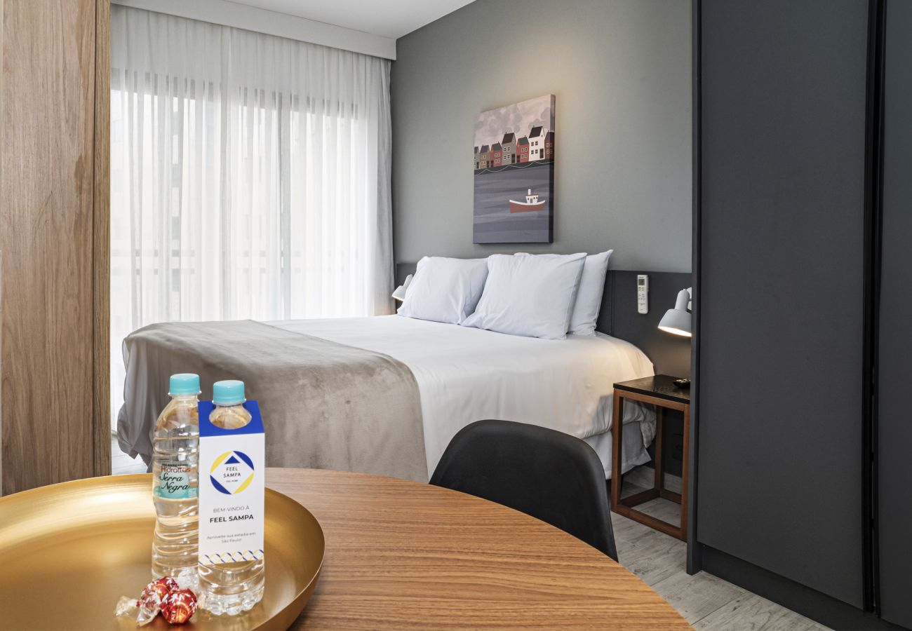 Estudio en São Paulo - Paraíso Paulista Deluxe Flat by Feel Sampa