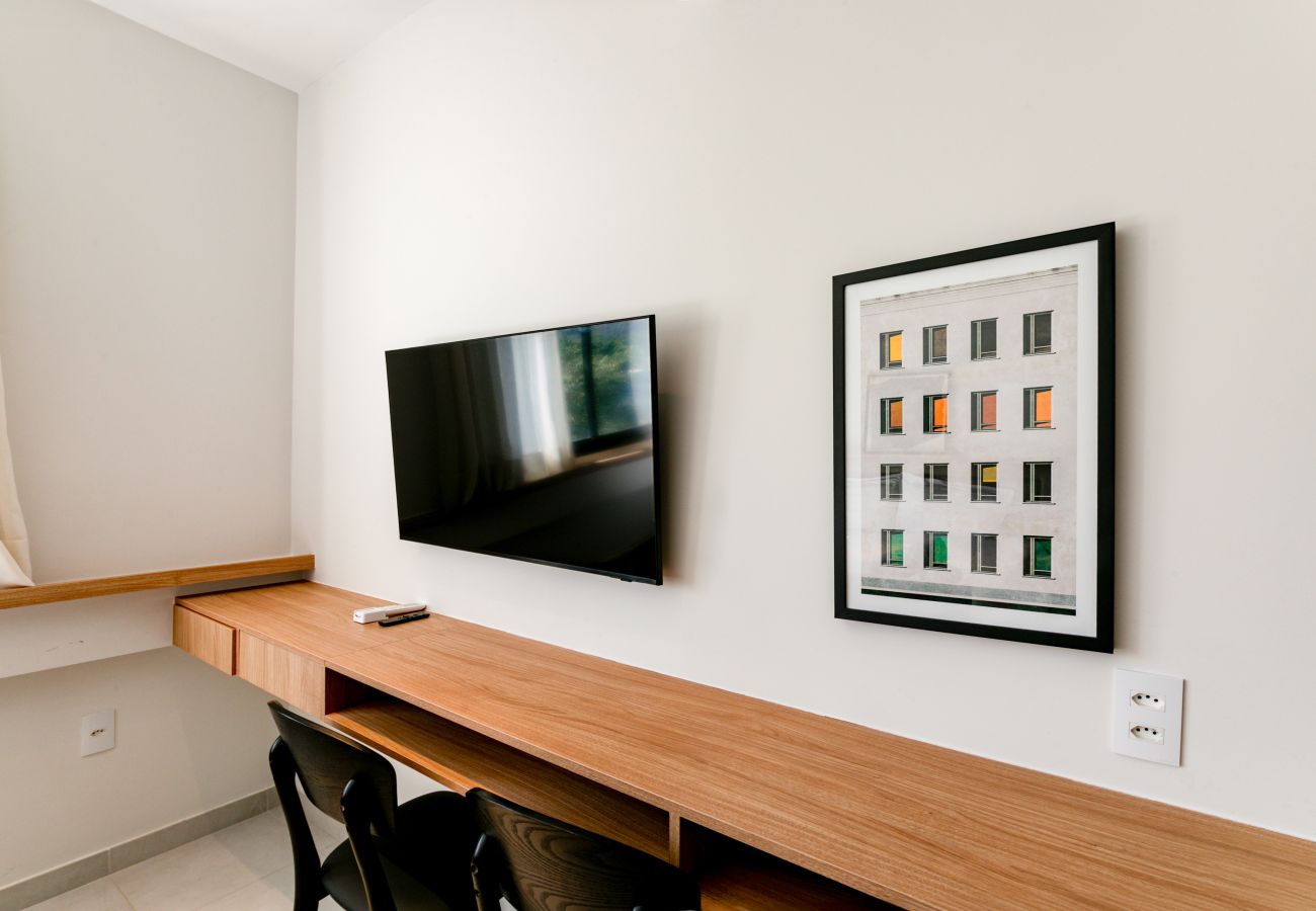 Appartement Feel Sampa à Vila Olímpia, idéal pour les professionnels en déplacement